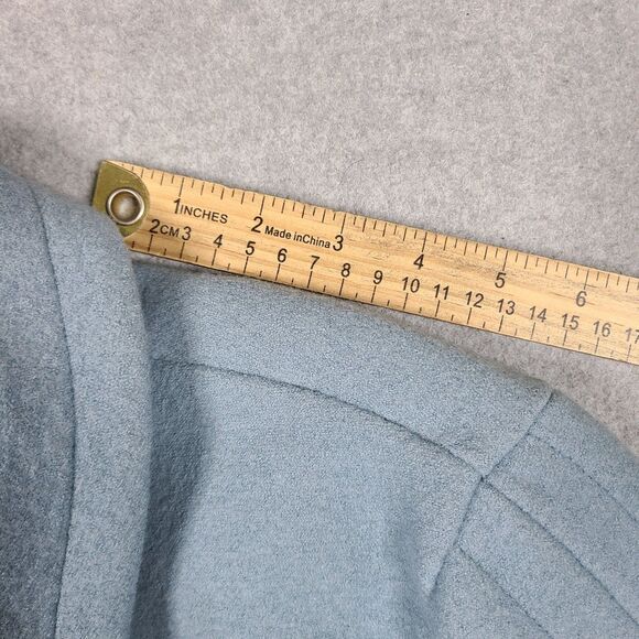 Geiger Pure Wool Jacket Womens 40 Medium Light Baby Blue - Picture 13 of 15